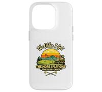 Carcasa para iPhone 14 Pro Broma Senior Golfing, Mayor Obtengo más Golf Juego Golfistas