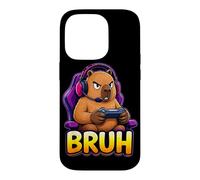 Carcasa para iPhone 14 Pro Bruh Capybara Videojuegos Funny Controller PC Gamer Console