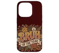 Carcasa para iPhone 14 Pro Bruh of The Year Funny Vintage