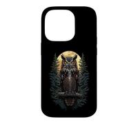Carcasa para iPhone 14 Pro Búho Nocturnal Bird of Prey Silent Wise Spirit Hunter