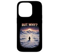 Carcasa para iPhone 14 Pro But Why Funny Nihilist Penguin Existential Dread Nihilist