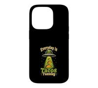 Carcasa para iPhone 14 Pro Cada Día es Martes de Tacos - Diseño Alieno Divertido