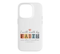 Carcasa para iPhone 14 Pro Caminaré por Faith Christian Bible Verse Design