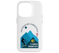 Carcasa para iPhone 14 Pro Camino Primitivo Hombre Bicicleta Santiago de Compostela 2026