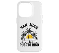 Carcasa para iPhone 14 Pro Camiseta de Recuerdo de Playa de San Juan Puerto Rico 2025 Vacaciones