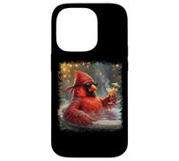 Carcasa para iPhone 14 Pro Cardenal Norteño Aves Biólogo Animal Ornitólogo Pájaro