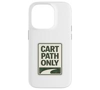 Carcasa para iPhone 14 Pro Cart Paths Only First Tees Jitters Public Golf Society Chistes