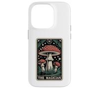 Carcasa para iPhone 14 Pro Carta de Tarot Fly Agaric Amanita Muscaria Mushroom The Magician