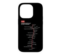 Carcasa para iPhone 14 Pro Changzhou Train Railway - Souvenir Route Map China