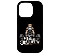 Carcasa para iPhone 14 Pro Cheetah Print Stuff Deadlifter Workout Gym - Guepardo para Mujer