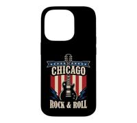 Carcasa para iPhone 14 Pro Chicago Rock and Roll Music City Gráfico