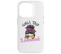 Carcasa para iPhone 14 Pro Chicas a Juego Viaje Lombok moño desordenado