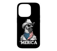 Carcasa para iPhone 14 Pro Chicken Farm Free Range - Sombrero de Vaquero con Bandera Estadounidense