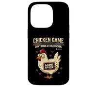 Carcasa para iPhone 14 Pro Chicken Game Don't Look At The Chicken Funny Gamer Pixel Art