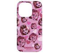 Carcasa para iPhone 14 Pro Chucky and Tiffany Hearts All-Over Print