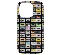 Carcasa para iPhone 14 Pro Cintas de Casete Mixtapes, Amante de la música Retro de los años 80