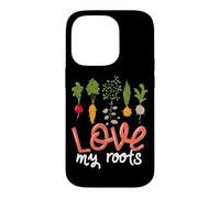 Carcasa para iPhone 14 Pro Cita De Amor Mis Raíces Vegetales Cultivo Flores Jardinería
