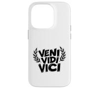 Carcasa para iPhone 14 Pro Cita de la Victoria de Julio César Veni Vidi Vici