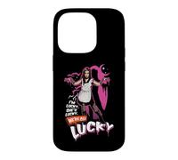 Carcasa para iPhone 14 Pro Cita de Rocky Horror Show Magenta Todos Tenemos Suerte