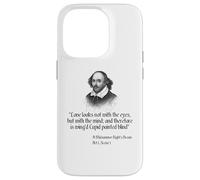 Carcasa para iPhone 14 Pro Cita de Shakespeare - El Amor no se ve con los Ojos