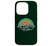 Carcasa para iPhone 14 Pro Ciudad del Cabo Table Mountain Sudáfrica Retro Travel Gifts