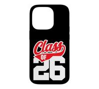 Carcasa para iPhone 14 Pro Clase de 26 Grow with Me Graduate 2026 Estilo Deportivo Oscuro