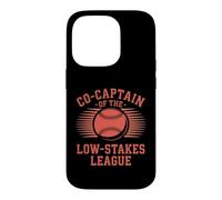 Carcasa para iPhone 14 Pro Co-Capitán Ligas de Béisbol Intramural de Low Stakes