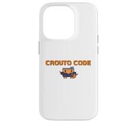 Carcasa para iPhone 14 Pro 【Code DE CROUTO】 Herramienta de Ilustración de AI Agente de IA Ejecución Binario Hacker Dot Gake GPT