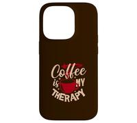 Carcasa para iPhone 14 Pro Coffee is my Therapy - una Taza de Buen café por la mañana