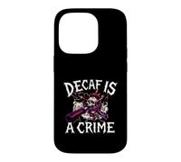 Carcasa para iPhone 14 Pro Coffee Lover Espresso Skull Decaf Is A Crime