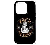Carcasa para iPhone 14 Pro Coffee Lover Wake Up and Smell The Coffee Cafeine Baristas