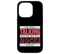 Carcasa para iPhone 14 Pro Coleccionista de Rocas Geología Mineralogía Humor