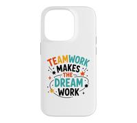 Carcasa para iPhone 14 Pro Collaboration Motivation Teamwork Makes The Dream Work