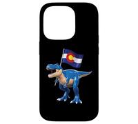 Carcasa para iPhone 14 Pro Colorado Dinosaur T-Rex Denver Flag Boulder Ski Hombres Mujeres