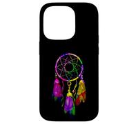 Carcasa para iPhone 14 Pro Colorful Dreamcatcher Feathers Native Tribal