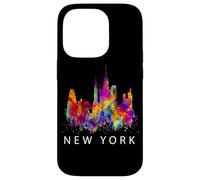 Carcasa para iPhone 14 Pro Colorful New York City with Splash Colors, New York City