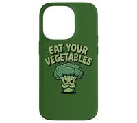 Carcasa para iPhone 14 Pro Come Tus Verduras Vegano Vegetariano Divertido Brócoli Dieta