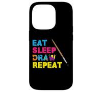 Carcasa para iPhone 14 Pro Comer sueño Draw Repeat