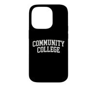 Carcasa para iPhone 14 Pro Community College Arched College Fuente Divertido