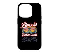Carcasa para iPhone 14 Pro Computación cuántica/La Vida es Mejor con la computación cuántica