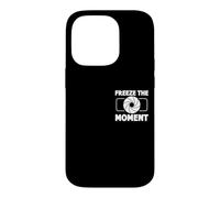 Carcasa para iPhone 14 Pro Congelar el Momento Fotógrafo Cámara Minimalista