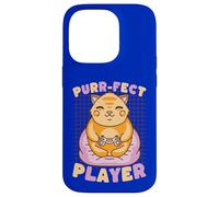 Carcasa para iPhone 14 Pro Controlador Purr-FECT Player Cat Gamer Kitty