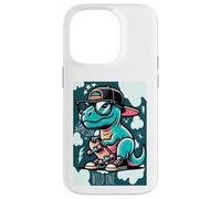 Carcasa para iPhone 14 Pro Cool Skate Dino Baby Dinosaur Cartoon for Kids