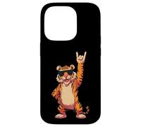 Carcasa para iPhone 14 Pro Cool Tiger Rock On Funny Animal Lover Graphic Gafas de Sol