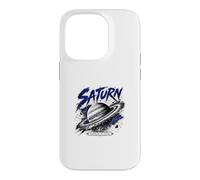 Carcasa para iPhone 14 Pro Coordenadas espaciales mundiales anilladas Saturn Planet