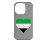 Carcasa para iPhone 14 Pro Corazón con los Colores de la Bandera de Extremadura