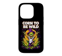 Carcasa para iPhone 14 Pro Corn To Be Wild Halloween Scarecrow Illustration Graphic