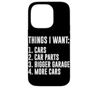 Carcasa para iPhone 14 Pro Cosas Que Quiero Coches Garaje Piezas de Coche Drift Car Racer Car Guy