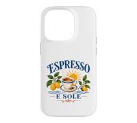 Carcasa para iPhone 14 Pro Costa de Amalfi Italia Espresso E Sole Italiano Verano