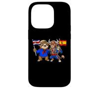 Carcasa para iPhone 14 Pro Costa Rica España Raíces Bandera Costarricense Español